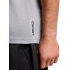 Head Men’s Top Fit Short Sleeve Crewneck T-Shirt, Standard Fit, Stretch Lightweight Material(Sleet)