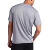 Head Men’s Top Fit Short Sleeve Crewneck T-Shirt, Standard Fit, Stretch Lightweight Material(Sleet)