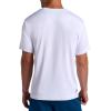 Head Men’s Top Fit Short Sleeve Crewneck T-Shirt, Standard Fit, Stretch Lightweight Material(Stark White)