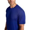Head Men’s Top Fit Short Sleeve Crewneck T-Shirt, Standard Fit, Stretch Lightweight Material(Streak)