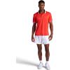Head Men’s Volley Style Polo Shirt, Midweight Performance Stretch Material(Poppy Red)