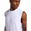 Head Men’s Winner Sleeveless Crewneck Tank Top, Standard Fit, Stretch Lightweight Material(Stark White)