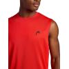 Head Men’s Zephyr Mesh Tank Top, Standard Fit, Lightweight and Breathable Mesh Material(Tomato)