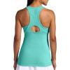 Head Women’s Advantage Bra Tank Top, Slim Fit, Stretch Lightweight Material, Moisture-Wicking, Built-in Bra(Mint)