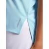 Head Women’s Alliance Spacedye Crewneck T-Shirt, Relaxed Fit, Stretch Midweight Fabric(Aquamarine Heather)
