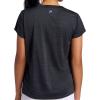 Head Women’s Alliance Spacedye Crewneck T-Shirt, Relaxed Fit, Stretch Midweight Fabric(Black Heather)