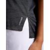 Head Women’s Alliance Spacedye Crewneck T-Shirt, Relaxed Fit, Stretch Midweight Fabric(Black Heather)