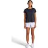 Head Women’s Alliance Spacedye Crewneck T-Shirt, Relaxed Fit, Stretch Midweight Fabric(Black Heather)