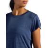 Head Women’s Alliance Spacedye Crewneck T-Shirt, Relaxed Fit, Stretch Midweight Fabric(Dress Blue Heather)