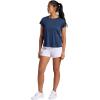 Head Women’s Alliance Spacedye Crewneck T-Shirt, Relaxed Fit, Stretch Midweight Fabric(Dress Blue Heather)