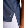 Head Women’s Alliance Spacedye Crewneck T-Shirt, Relaxed Fit, Stretch Midweight Fabric(Dress Blue Heather)