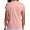 Head Women’s Alliance Spacedye Crewneck T-Shirt, Relaxed Fit, Stretch Midweight Fabric(Mellow Rose Heather)