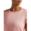 Head Women’s Alliance Spacedye Crewneck T-Shirt, Relaxed Fit, Stretch Midweight Fabric(Mellow Rose Heather)