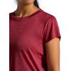 Head Women’s Alliance Spacedye Crewneck T-Shirt, Relaxed Fit, Stretch Midweight Fabric(Rhubarb Heather)