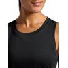 Head Women’s Backspin Tank Top, Slim Fit, Lightweight and Breathable Material(Black)