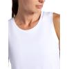 Head Women’s Backspin Tank Top, Slim Fit, Lightweight and Breathable Material(Stark White)