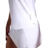 Head Women’s Breakpoint Piping Polo Tank Top, Slim Fit, Stretch Lightweight Material, Moisture-Wicking(Stark White)