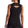 Head Women’s Breakpoint Racerback Scoopneck Tank Top, Slim Fit, Stretch Lightweight Material(Black)