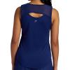 Head Women’s Breakpoint Racerback Scoopneck Tank Top, Slim Fit, Stretch Lightweight Material(Medieval Blue)