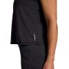 Head Women’s Cropped Crewneck T-Shirt with Back Detail, Relaxed Fit, Stretch Midweight Material(Black Heather)