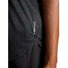 Head Women’s Halfcourt Short Sleeve T-Shirt, Slim Fit, Stretch Midweight Material, Moisture-Wicking(Black Heather)