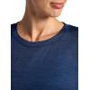 Head Women’s Halfcourt Short Sleeve T-Shirt, Slim Fit, Stretch Midweight Material, Moisture-Wicking(Dress Blue Heather)