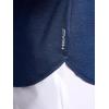 Head Women’s Halfcourt Short Sleeve T-Shirt, Slim Fit, Stretch Midweight Material, Moisture-Wicking(Dress Blue Heather)
