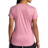 Head Women’s Halfcourt Short Sleeve T-Shirt, Slim Fit, Stretch Midweight Material, Moisture-Wicking(Fox Glove Heather)
