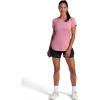 Head Women’s Halfcourt Short Sleeve T-Shirt, Slim Fit, Stretch Midweight Material, Moisture-Wicking(Fox Glove Heather)