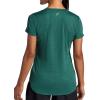 Head Women’s Halfcourt Short Sleeve T-Shirt, Slim Fit, Stretch Midweight Material, Moisture-Wicking(Trekking Green Heather)