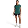 Head Women’s Halfcourt Short Sleeve T-Shirt, Slim Fit, Stretch Midweight Material, Moisture-Wicking(Trekking Green Heather)
