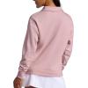 Head Women’s Polo Crewneck Sweatshirt, Relaxed Fit, Heavyweight Material(Crystal Rose)
