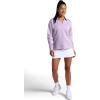 Head Women’s Polo Crewneck Sweatshirt, Relaxed Fit, Heavyweight Material(Lavendula)