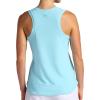 Head Women’s Shadow Stripe Tank Top, Slim Fit, Stretch Lightweight Material(Aquatic)