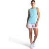 Head Women’s Shadow Stripe Tank Top, Slim Fit, Stretch Lightweight Material(Aquatic)