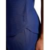 Head Women’s Shadow Stripe Tank Top, Slim Fit, Stretch Lightweight Material(Medieval Blue)
