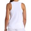 Head Women’s Shadow Stripe Tank Top, Slim Fit, Stretch Lightweight Material(Stark White)
