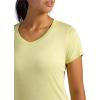 Head Women’s Short Sleeve T-Shirt, Slim Fit, Stretch Lightweight Material, Moisture-Wicking(Lime Sherbet Heather)