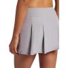 Head Women’s Slice Skort, Standard Fit, 13” Inseam, Stretch Lightweight Fabric, Moisture-Wicking(Alloy)
