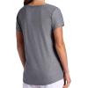 Head Women’s Teammate Crewneck T-Shirt, Slim Fit, Lightweight and Breathable Material(Black Heather)