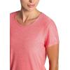Head Women’s Teammate Crewneck T-Shirt, Slim Fit, Lightweight and Breathable Material(Hibiscus Heather)