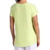 Head Women’s Teammate Crewneck T-Shirt, Slim Fit, Lightweight and Breathable Material(Lime Sherbet Heather)