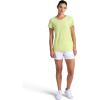 Head Women’s Teammate Crewneck T-Shirt, Slim Fit, Lightweight and Breathable Material(Lime Sherbet Heather)