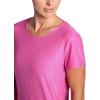 Head Women’s Teammate Crewneck T-Shirt, Slim Fit, Lightweight and Breathable Material(Proud Pink Heather)