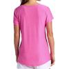 Head Women’s Teammate Crewneck T-Shirt, Slim Fit, Lightweight and Breathable Material(Proud Pink Heather)