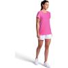 Head Women’s Teammate Crewneck T-Shirt, Slim Fit, Lightweight and Breathable Material(Proud Pink Heather)