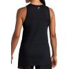 Head Women’s Teammate Stripe Tank Top, Relaxed Fit, Stretch Midweight Material(Black)