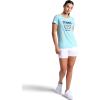 Head Women’s Tennis Graphic Crewneck T-Shirt, Relaxed Fit, Lightweight and Breathable Cotton-Poly Material(Aquatic-crossed Racquets)