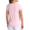 Head Women’s Tennis Graphic Crewneck T-Shirt, Relaxed Fit, Lightweight and Breathable Cotton-Poly Material(Crystal Rose-tennis Club)