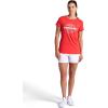 Head Women’s Tennis Graphic Crewneck T-Shirt, Relaxed Fit, Lightweight and Breathable Cotton-Poly Material(Hibiscus)